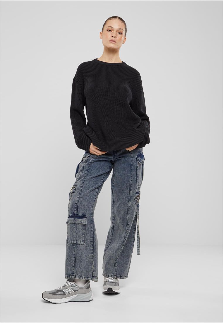 Ladies Rib Knit Sweater - - TTUTB7116 - 38