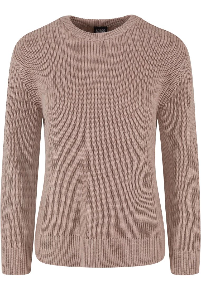 Ladies Rib Knit Sweater - - TTUTB7116 - 842