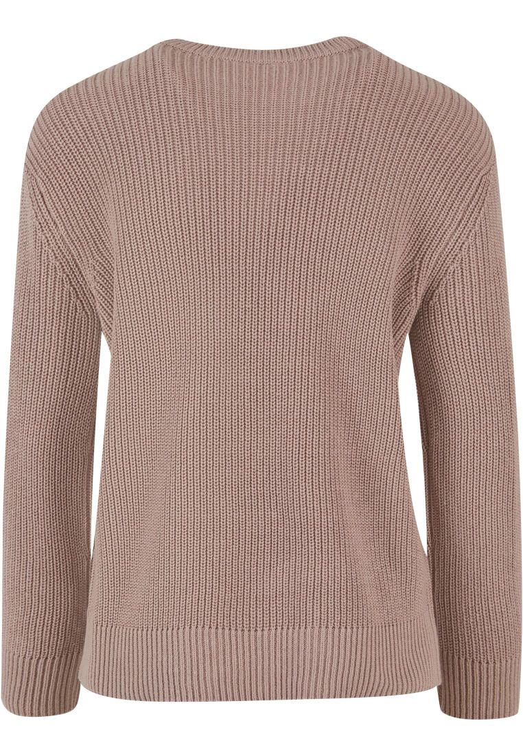 Ladies Rib Knit Sweater - - TTUTB7116 - 848