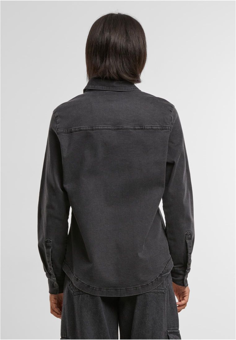 Ladies Denim Shirt - - TTUTB7118 - 4