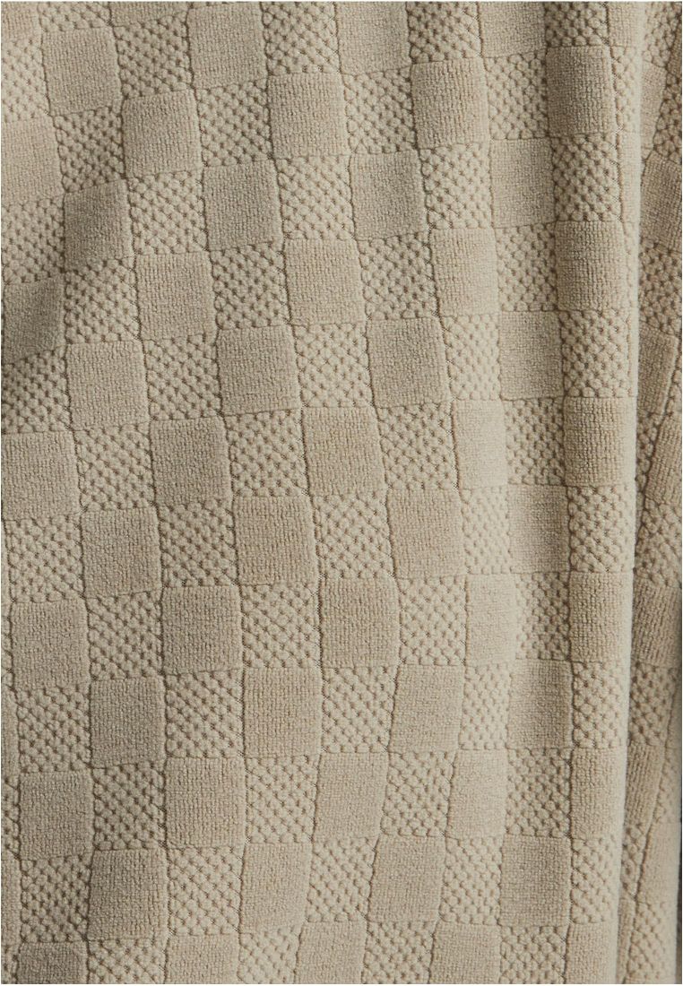 Ladies Jacquard Velvet Oversized Hoodie - - TTUTB7120 - 309