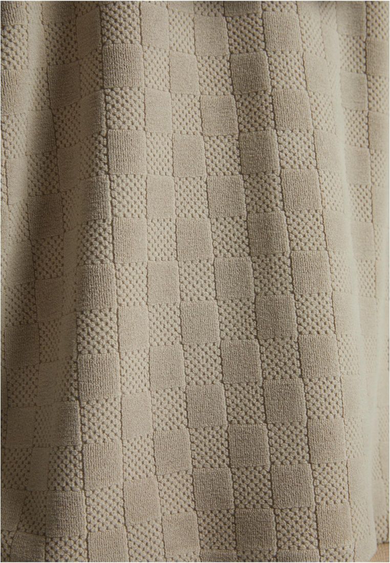 Ladies Jacquard Velvet Oversized Zip Hoo -  - TTUTB7121 - 307