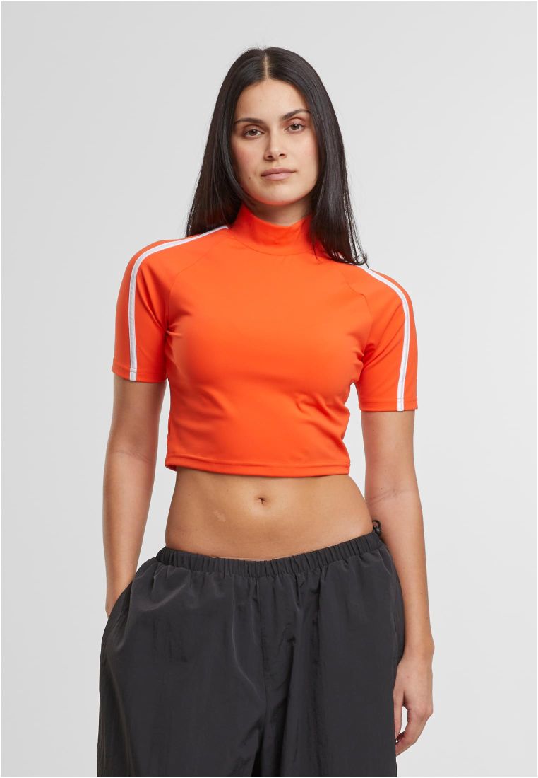 Ladies High Neck Short Tee -  - TTUTB7137 - 301