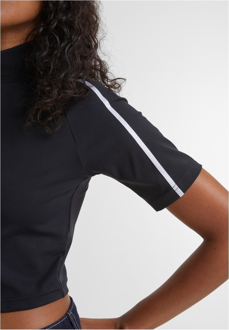 Ladies High Neck Short Tee -  - TTUTB7137 - 5