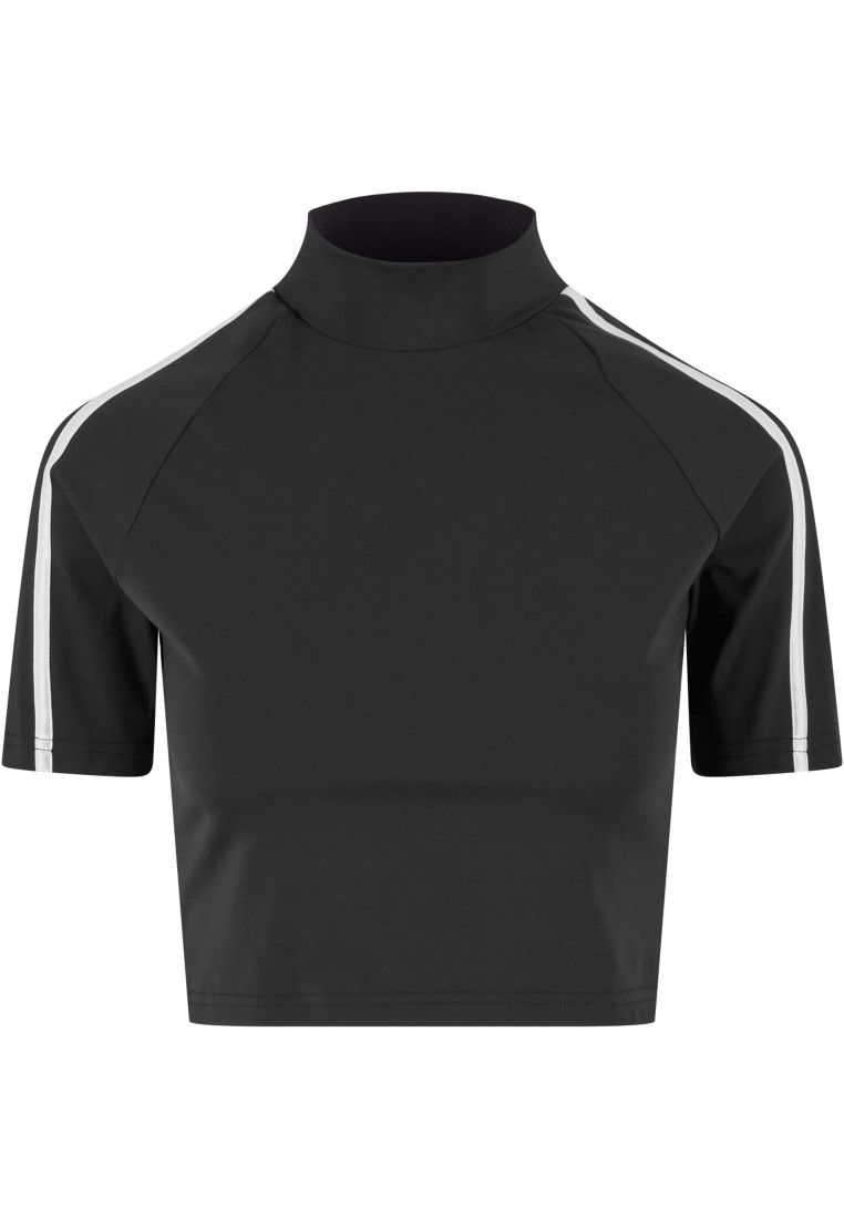 Ladies High Neck Short Tee -  - TTUTB7137 - 2