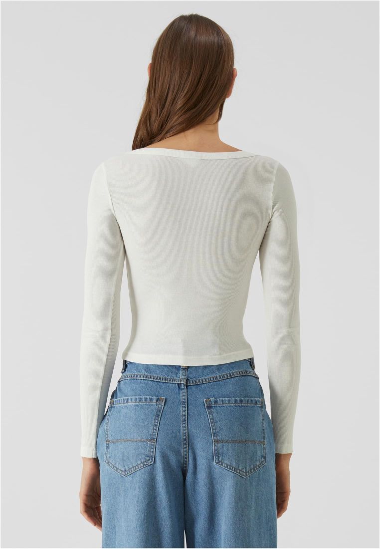 Ladies Organic Rib Jersey Wide Neck Long - - TTUTB7147 - 305