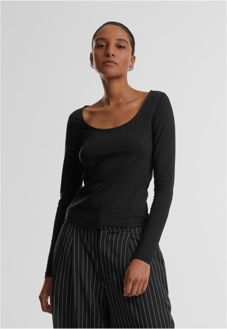 Ladies Wide Neck Longsleeve - - TTUTB7162 - 1