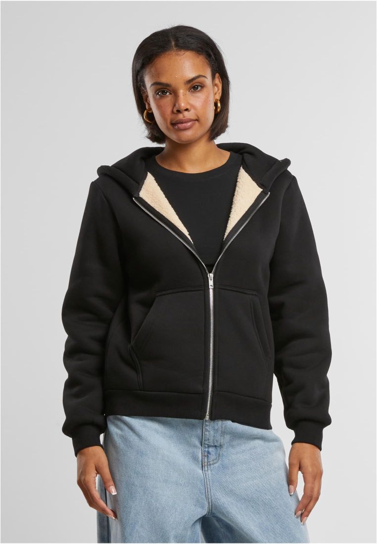 Ladies Bonded Sherpa Zip Hoody -  - TTUTB7166 - 1