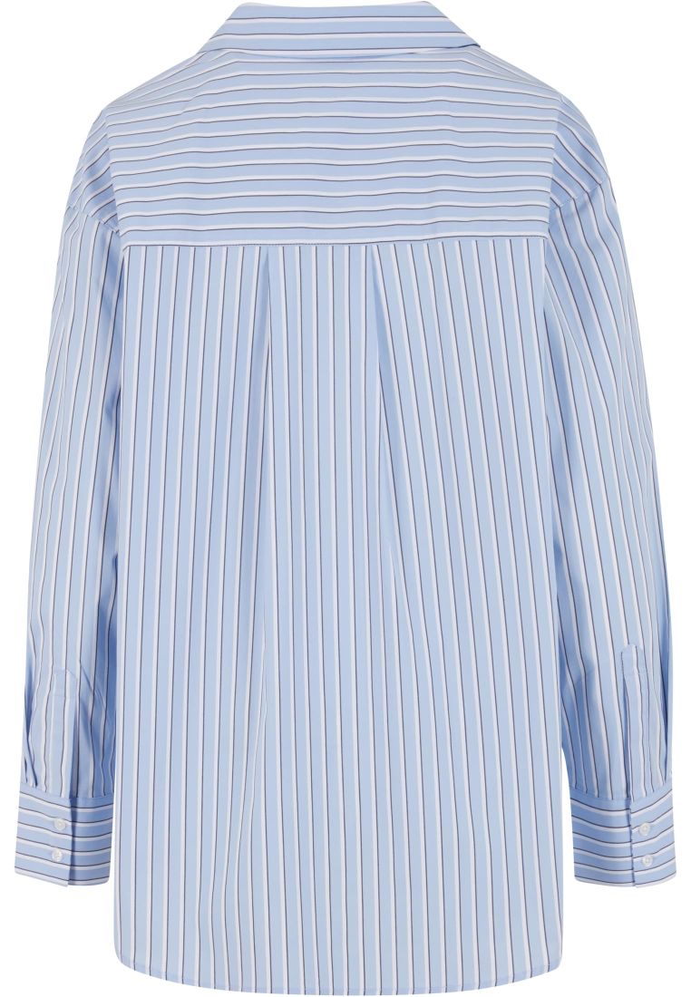 Ladies Oversized Striped Blouse - - TTUTB7176 - 849