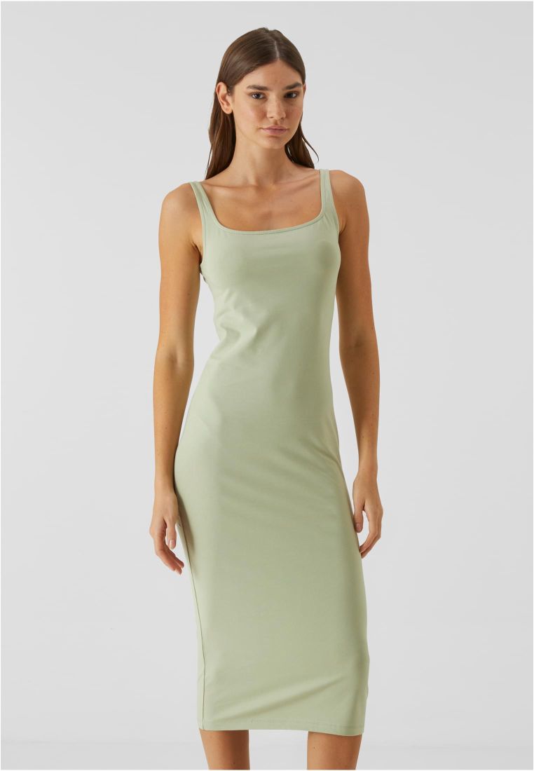 Ladies Basic Long Cotton Jersey Dress -  - TTUTB7180 - 301