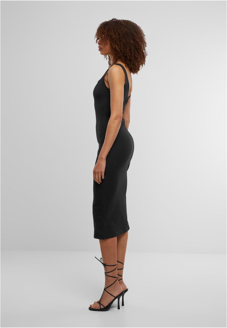 Ladies Basic Long Cotton Jersey Dress - - TTUTB7180 - 35