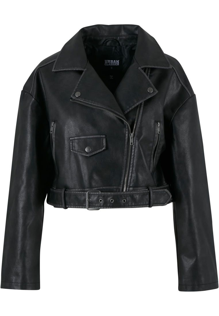 Ladies Vintage Leather Jacket - - TTUTB7185 - 6