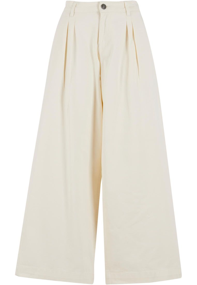 Ladies Wide Leg Light Denim Pants - Naisten Farkut - TTUTB7192 - 8