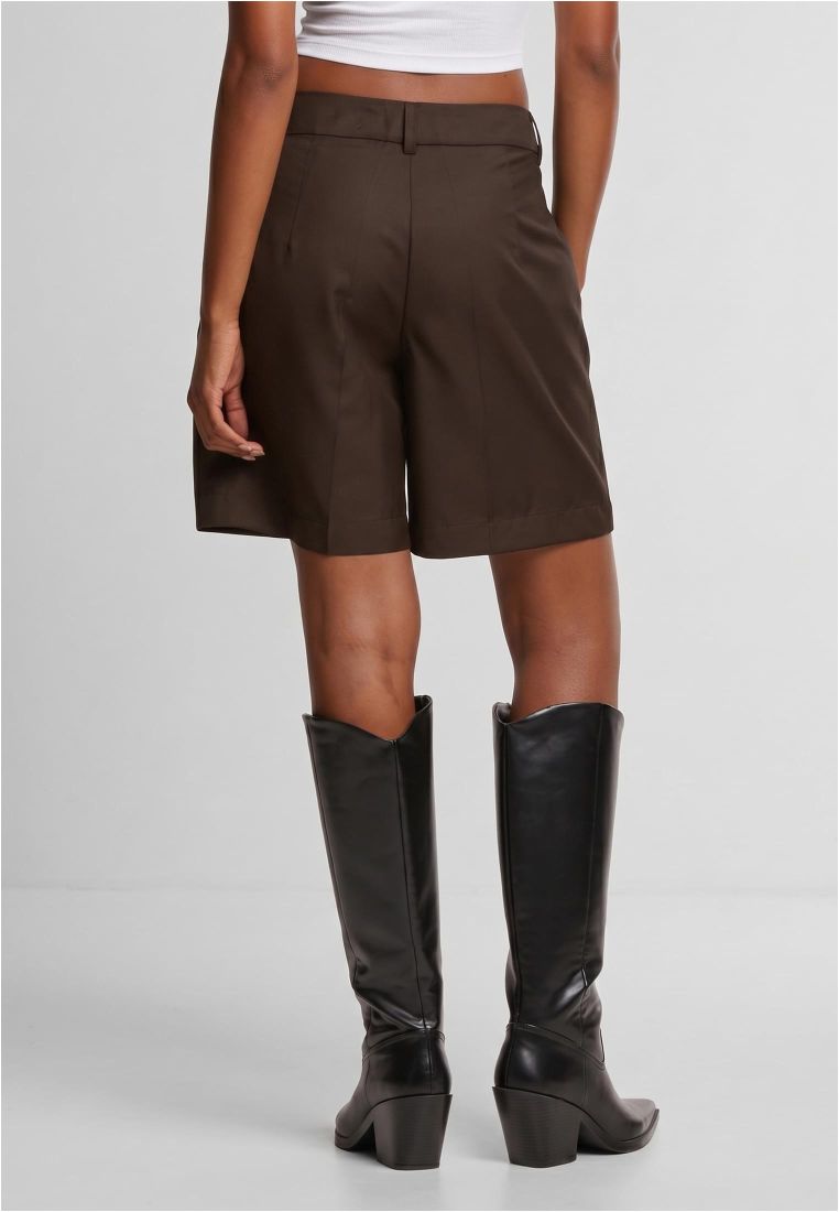 Ladies Pleated Bermuda Shorts - Naisten Shortsit, Hameet ja Mekot - TTUTB7196 - 335