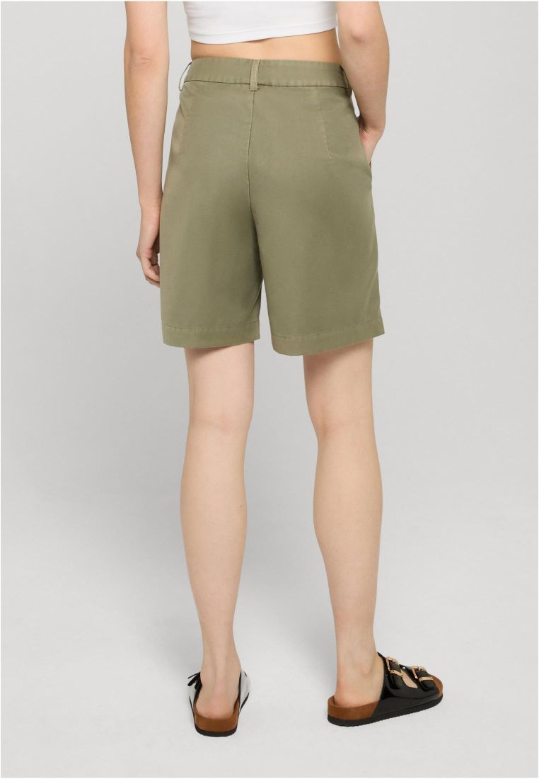 Ladies Pleated Bermuda Shorts - Naisten Shortsit, Hameet ja Mekot - TTUTB7196 - 515
