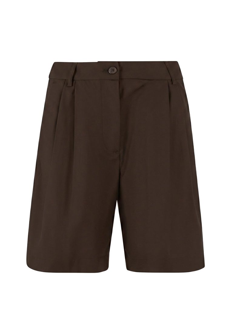Ladies Pleated Bermuda Shorts - Ladies Shorts, Skirts and Dresses - TTUTB7196 - 336