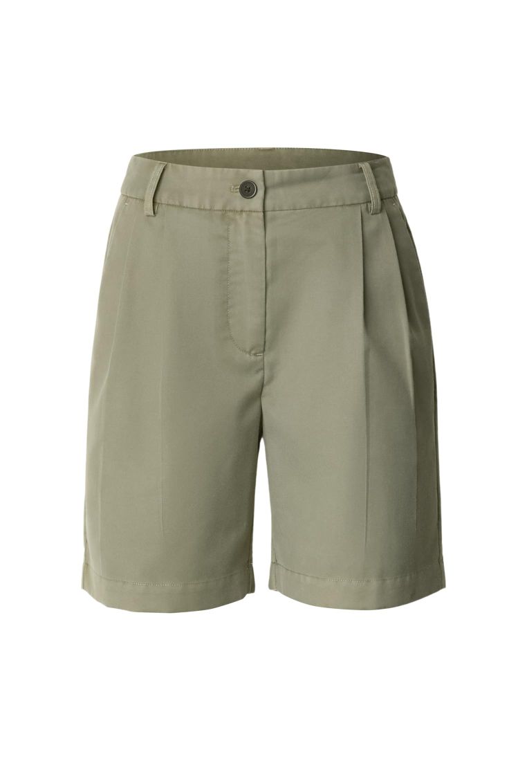 Ladies Pleated Bermuda Shorts - Naisten Shortsit, Hameet ja Mekot - TTUTB7196 - 332