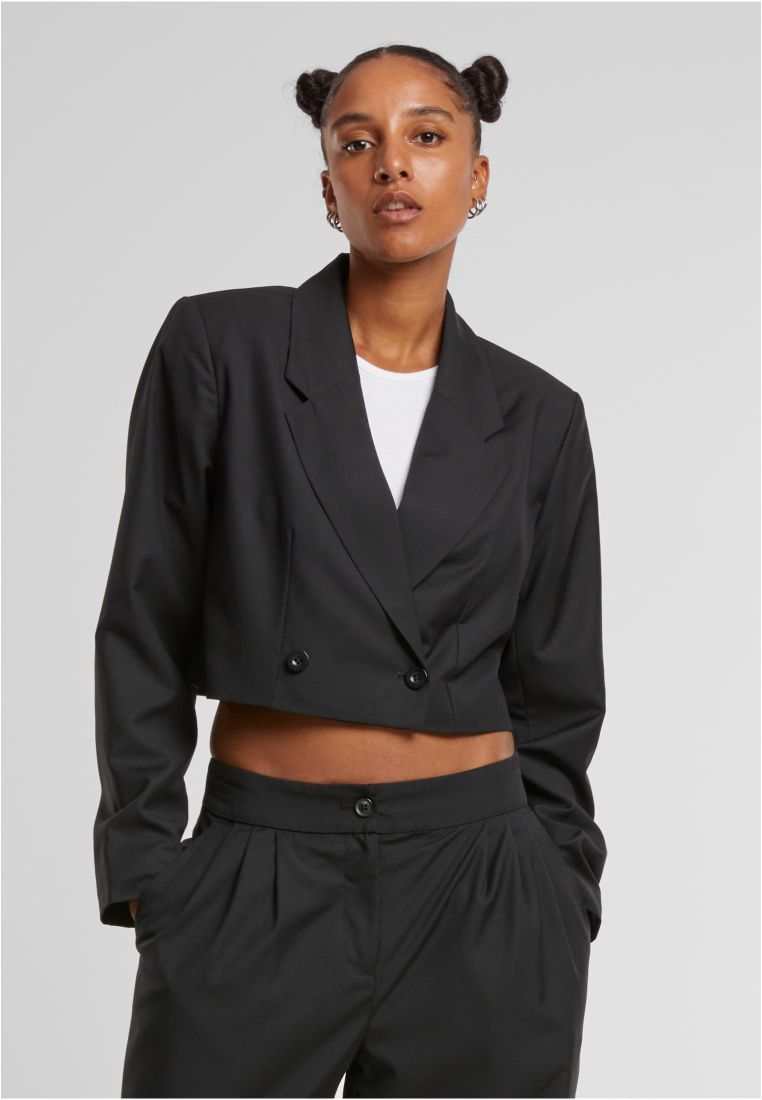 Ladies Cropped Blazer -  - TTUTB7198 - 1