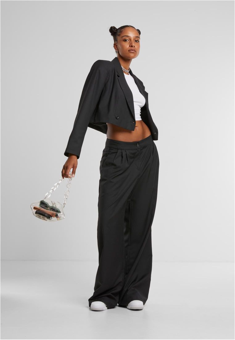 Ladies Cropped Blazer - - TTUTB7198 - 5