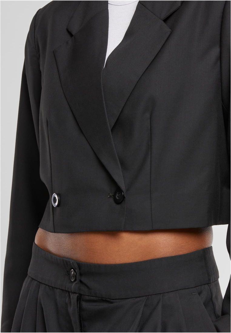 Ladies Cropped Blazer - - TTUTB7198 - 6
