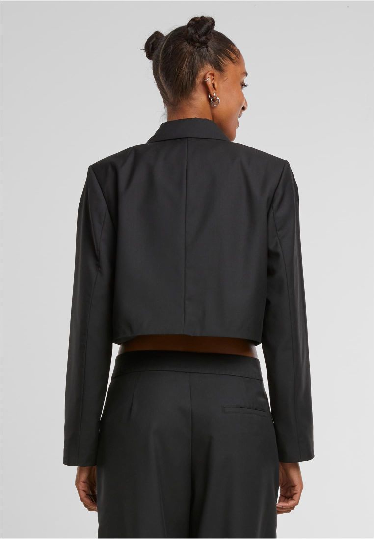 Ladies Cropped Blazer -  - TTUTB7198 - 4
