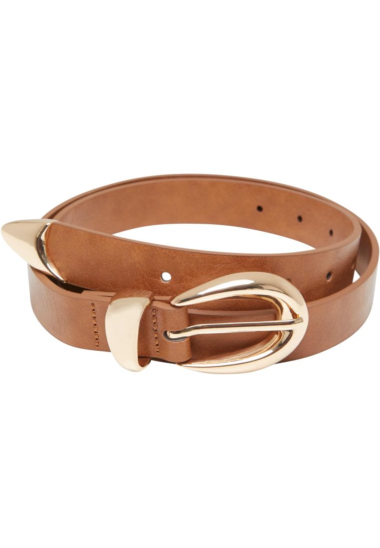 Chunky Buckle Loop Synthetic Leather Belt -  - TTUTB7211 - 152