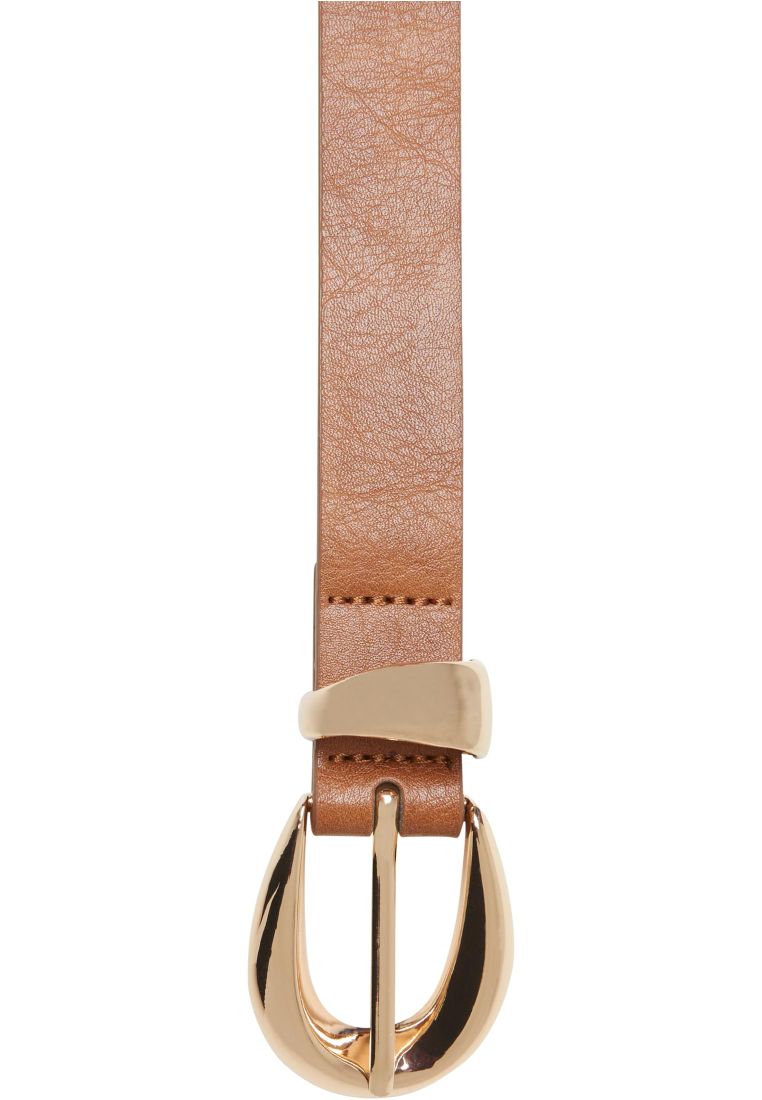 Chunky Buckle Loop Synthetic Leather Belt - - TTUTB7211 - 155