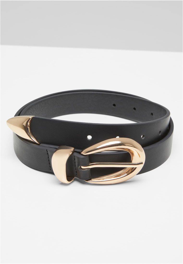 Chunky Buckle Loop Synthetic Leather Belt -  - TTUTB7211 - 3