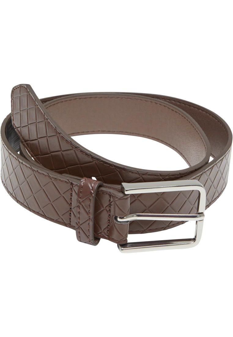 Woven Embossed Synthetic Leather Belt -  - TTUTB7217 - 92