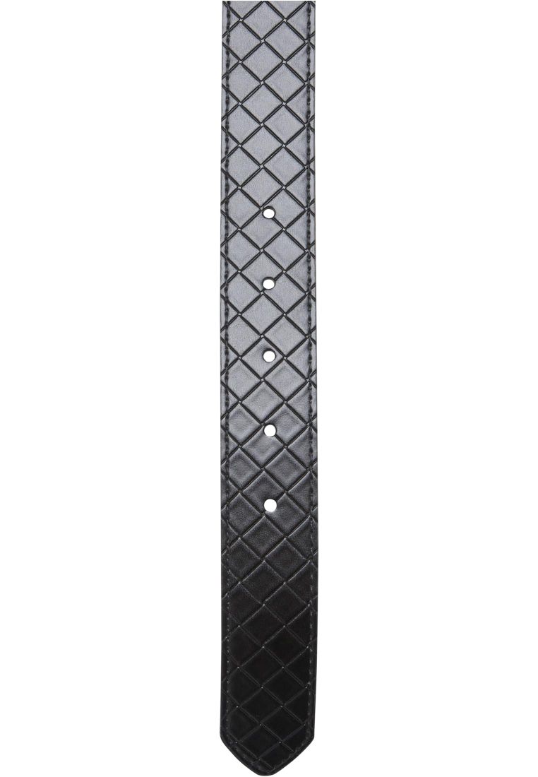Woven Embossed Synthetic Leather Belt -  - TTUTB7217 - 36