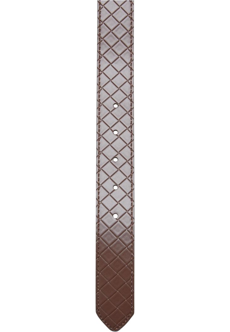 Woven Embossed Synthetic Leather Belt -  - TTUTB7217 - 96