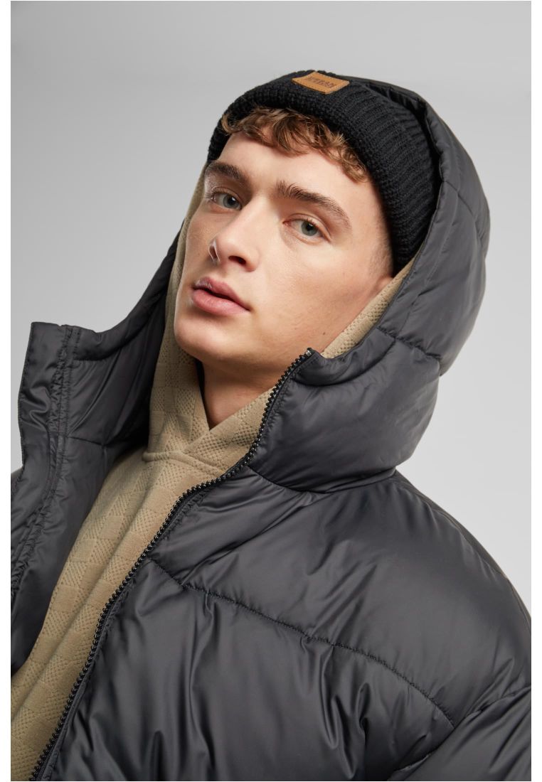 Basic Puffer Jacket With Hood -  - TTUTB7257 - 8