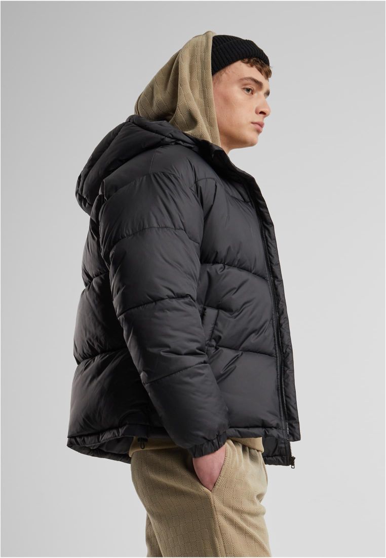 Basic Puffer Jacket With Hood -  - TTUTB7257 - 6