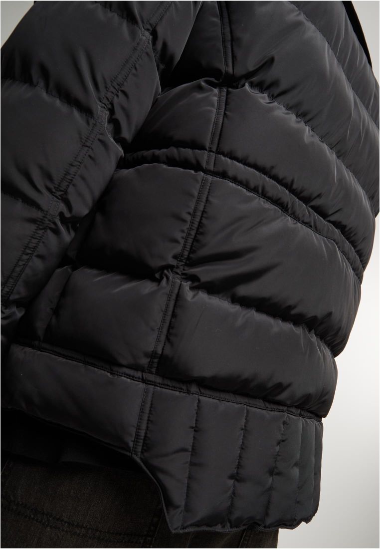Puffer Jacket With Detachable Fur Collar - Mens Jackets - TTUTB7259 - 43
