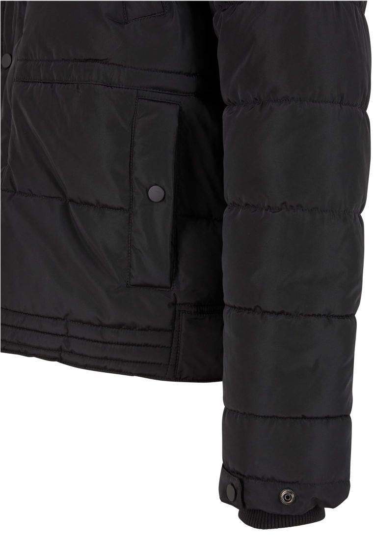 Puffer Jacket With Detachable Fur Collar - Mens Jackets - TTUTB7259 - 14