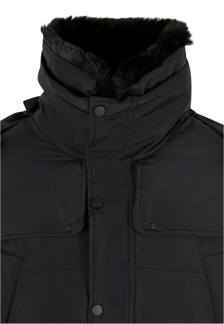 Puffer Jacket With Detachable Fur Collar - Mens Jackets - TTUTB7259 - 9