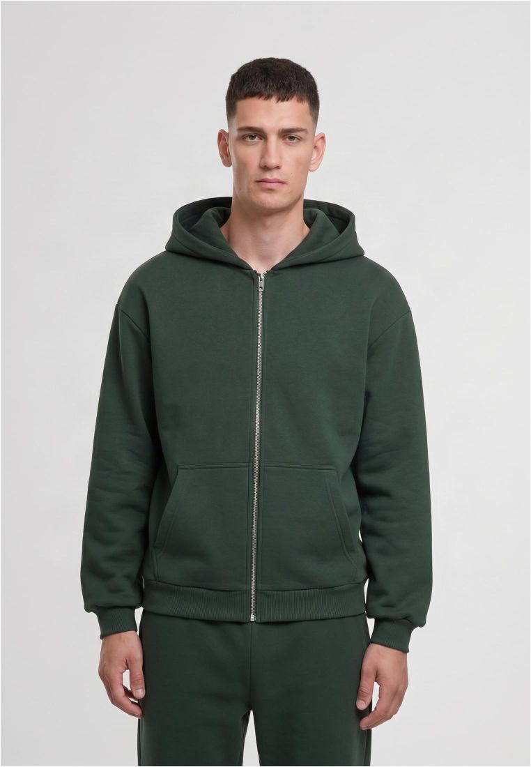 Fluffy Zip Hoody - Miesten Hupparit - TTUTB7284 - 1741