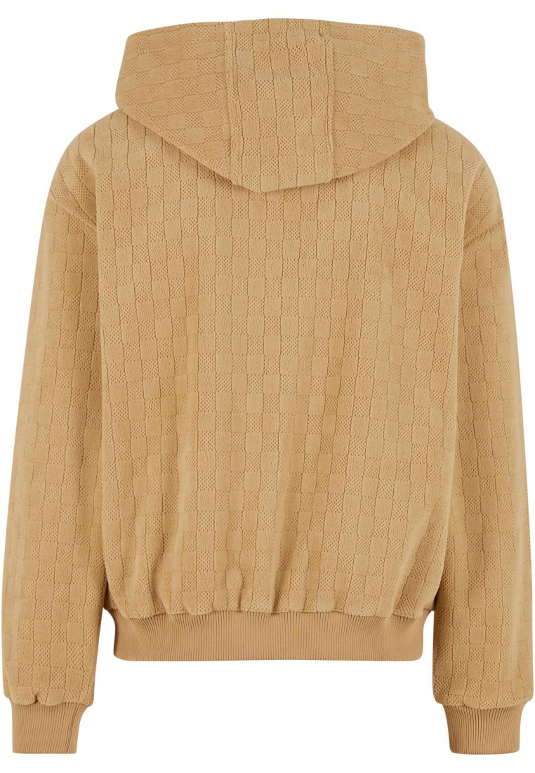 Jaquard Velvet Zip-Hoody -  - TTUTB7303 - 278