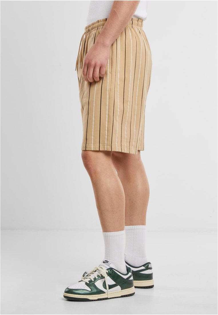 Printed Pinstripe Shorts -  - TTUTB7314 - 4