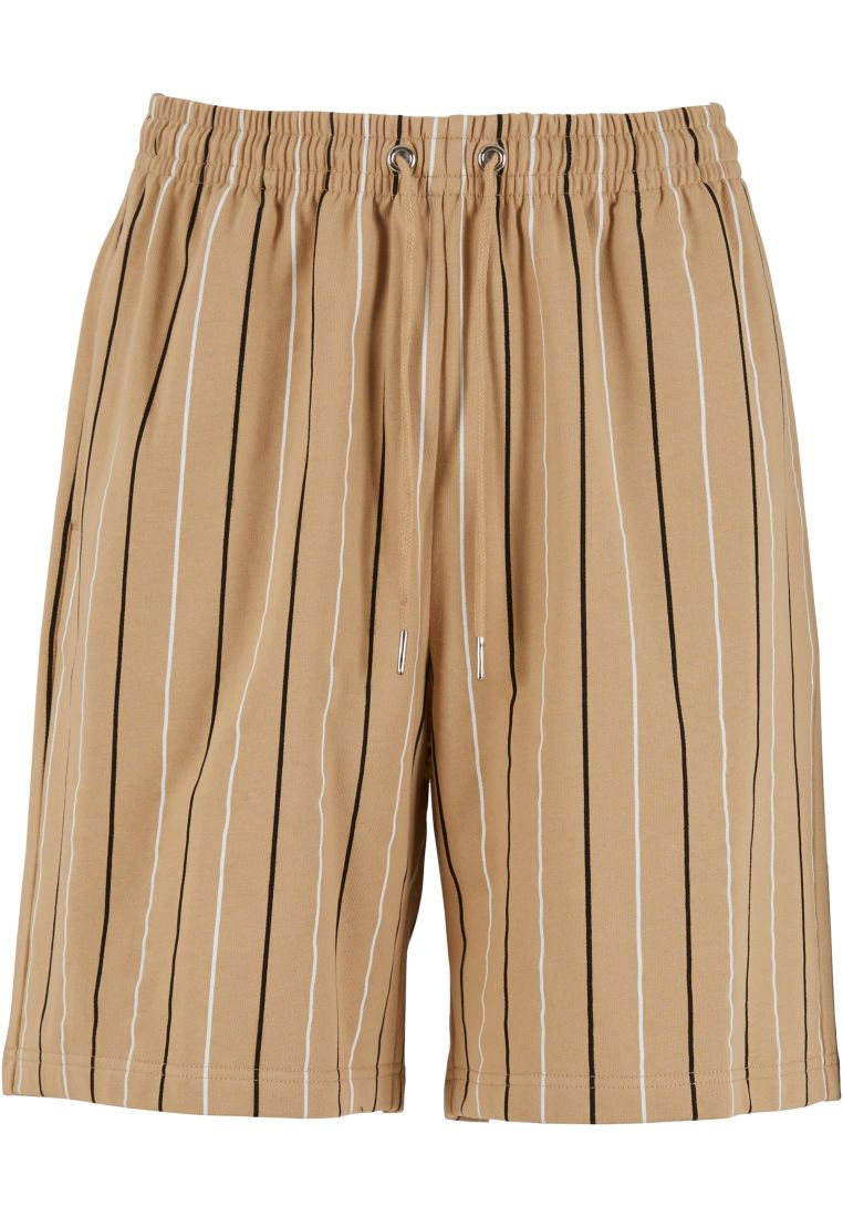 Printed Pinstripe Shorts -  - TTUTB7314 - 9