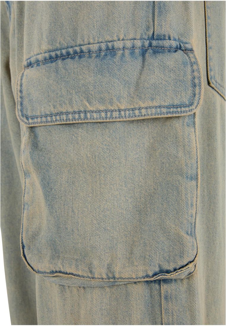 Multi Pocket Denim Cargo - - TTUTB7322 - 13