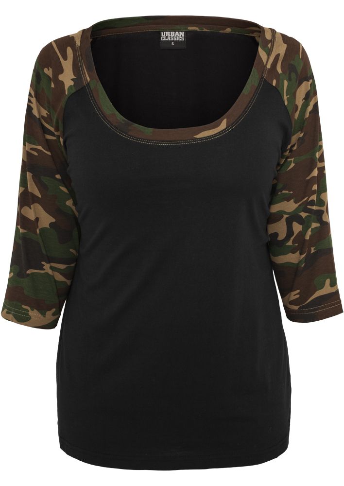 Ladies 3/4 Contrast Raglan Tee - Naisten T-paidat ja Topit - TTUTB733 - 9