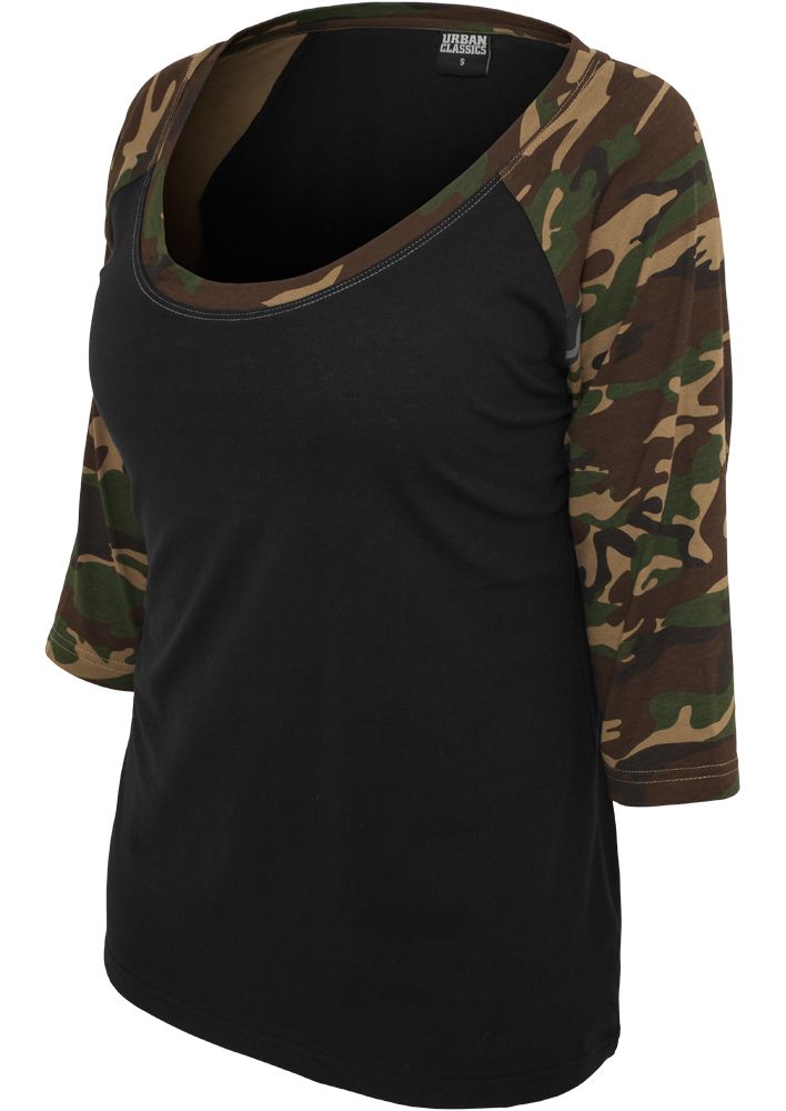 Ladies 3/4 Contrast Raglan Tee - Naisten T-paidat ja Topit - TTUTB733 - 642