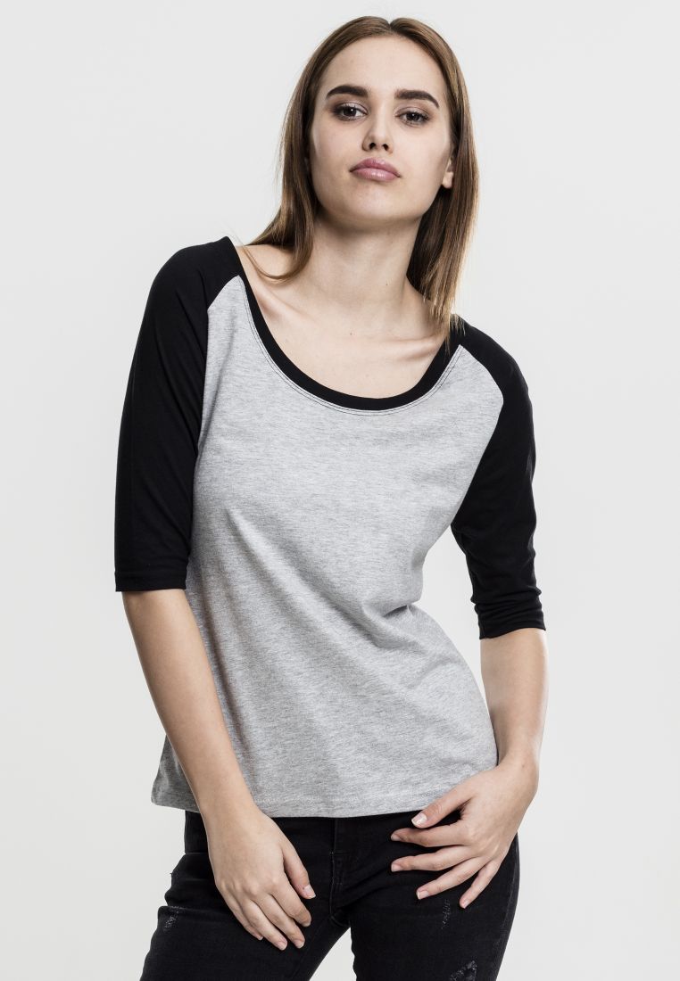 Ladies 3/4 Contrast Raglan Tee - Naisten T-paidat ja Topit - TTUTB733 - 181