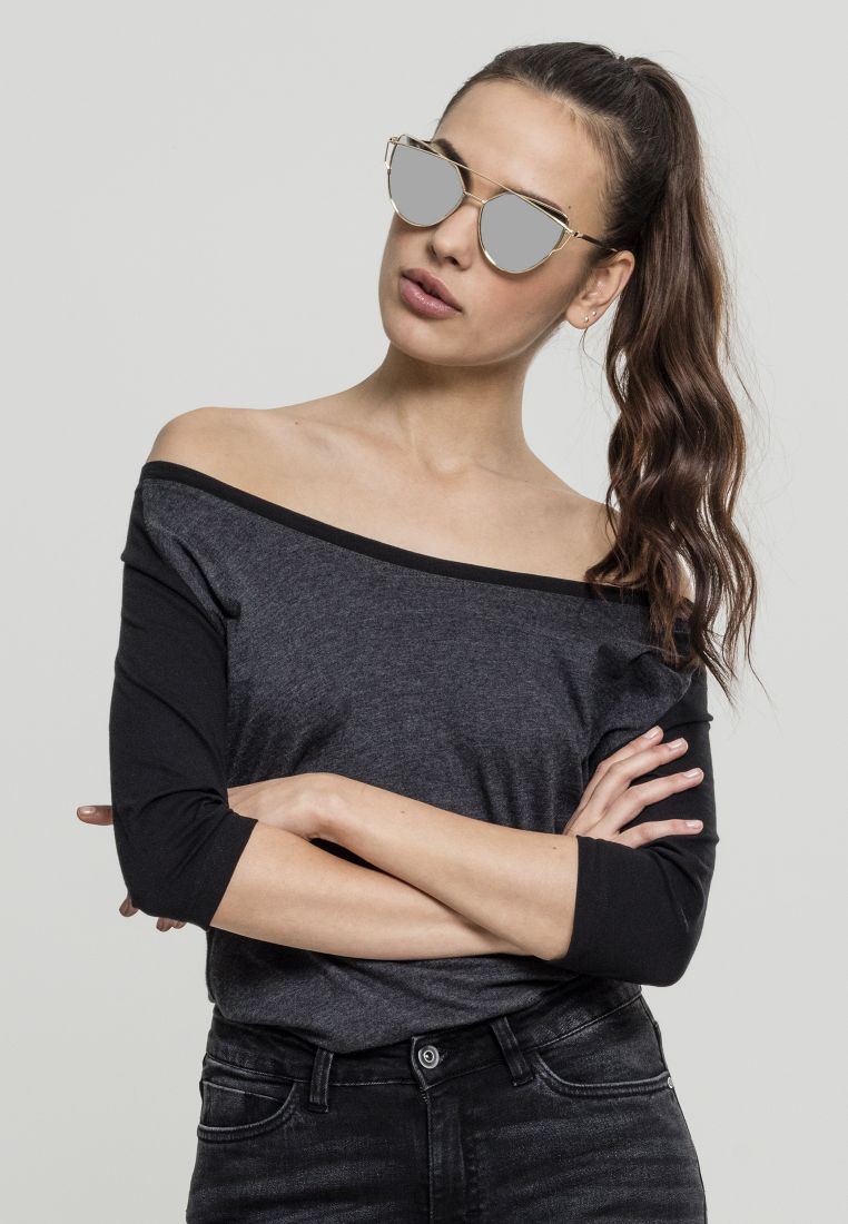 Ladies 3/4 Contrast Raglan Tee - Naisten T-paidat ja Topit - TTUTB733 - 1294