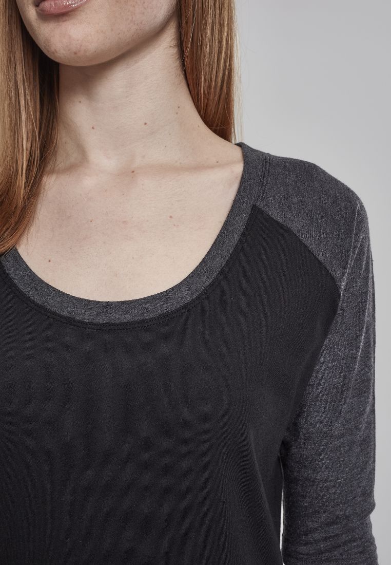 Ladies 3/4 Contrast Raglan Tee - Naisten T-paidat ja Topit - TTUTB733 - 1570