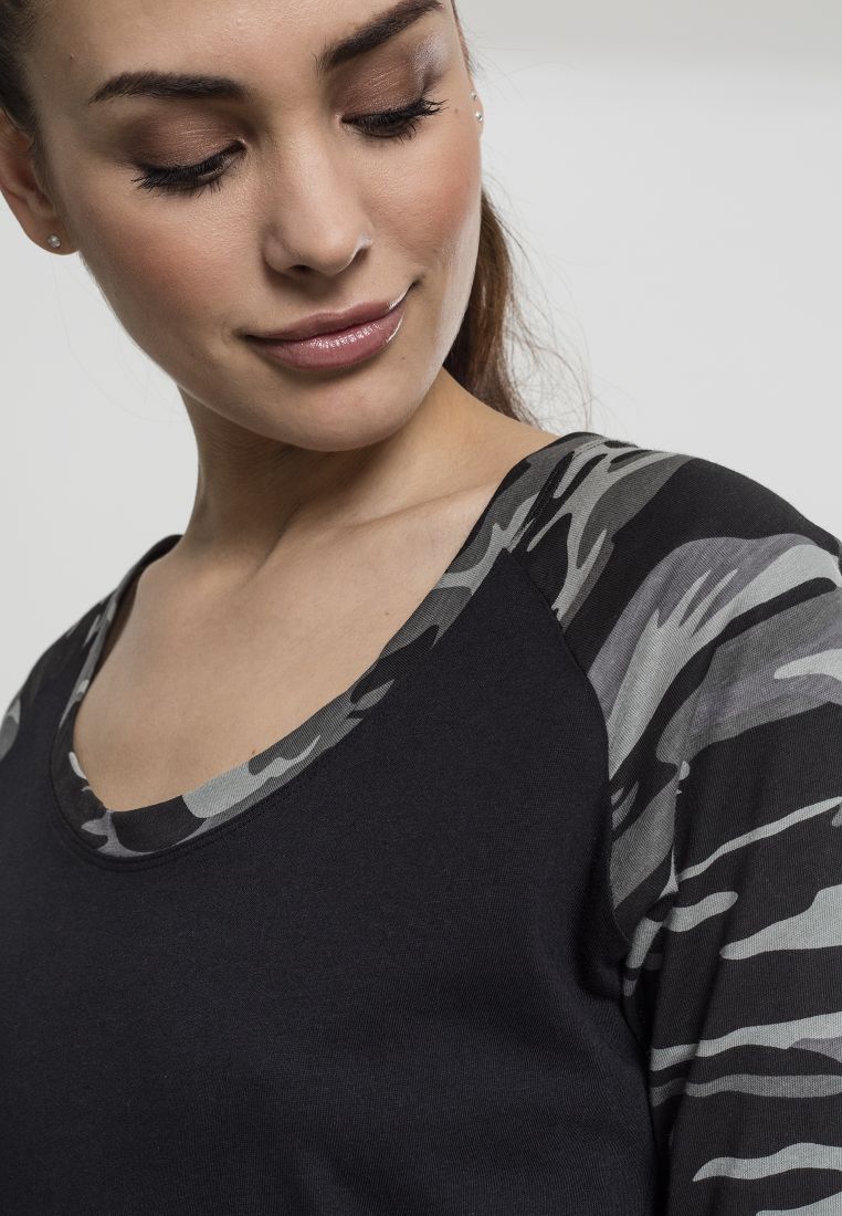 Ladies 3/4 Contrast Raglan Tee - Naisten T-paidat ja Topit - TTUTB733 - 1839