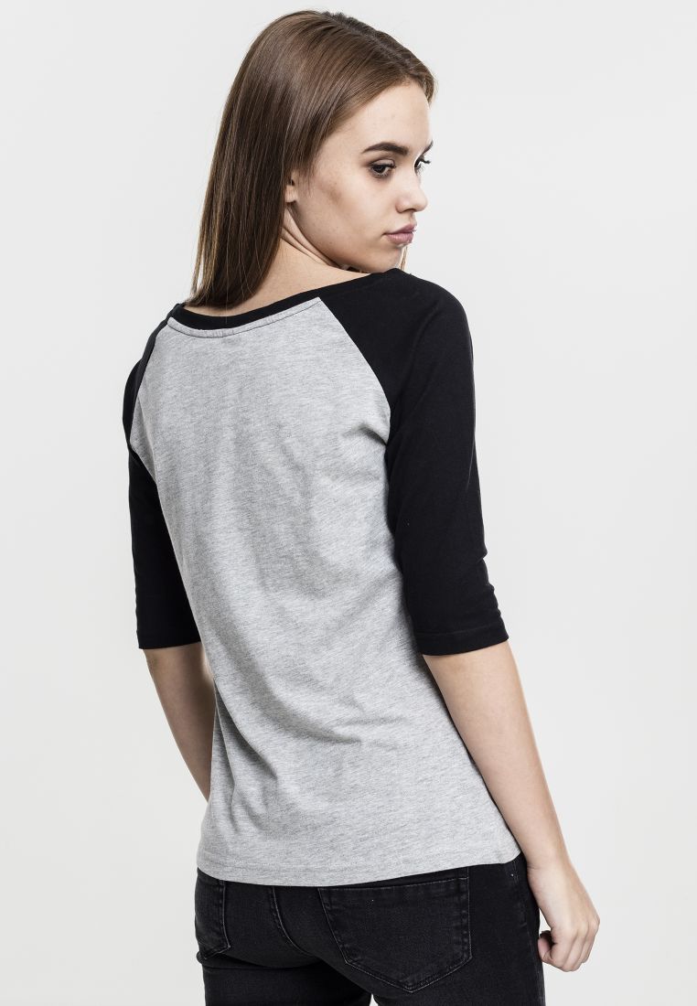 Ladies 3/4 Contrast Raglan Tee - Naisten T-paidat ja Topit - TTUTB733 - 186