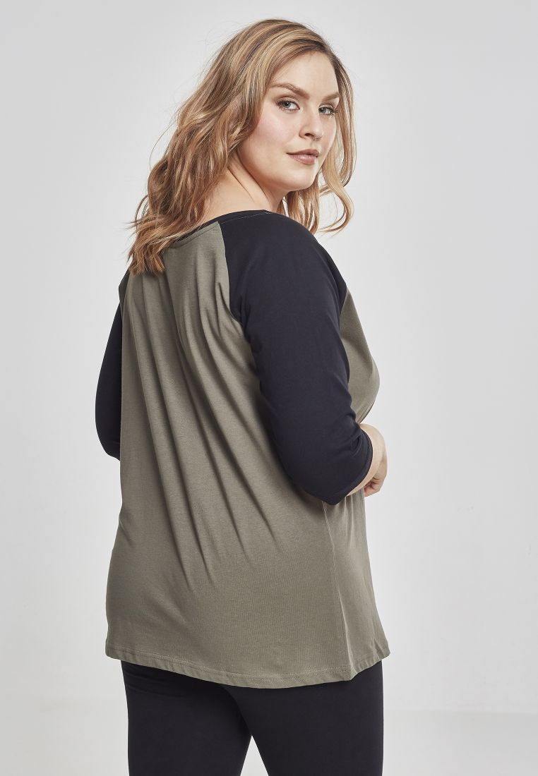 Ladies 3/4 Contrast Raglan Tee - Naisten T-paidat ja Topit - TTUTB733 - 936