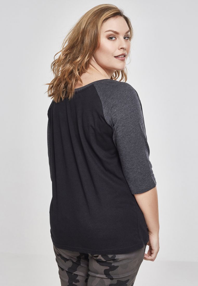 Ladies 3/4 Contrast Raglan Tee - Naisten T-paidat ja Topit - TTUTB733 - 1476